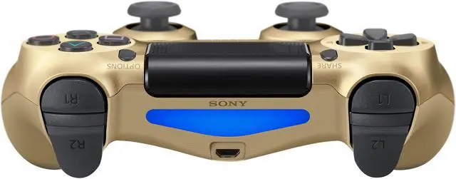 Alt view image 4 of 8 - DualShock 4 Wireless Controller for PlayStation 4 - Gold