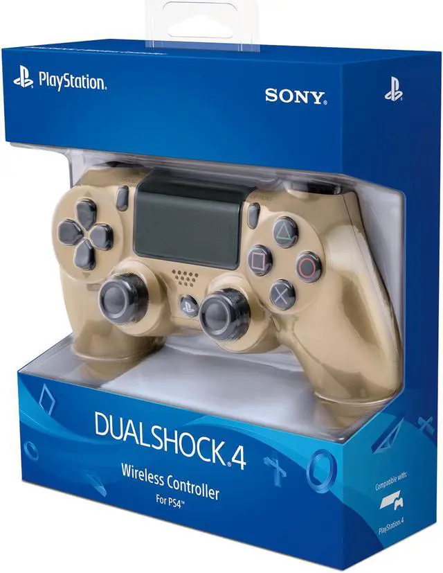 Alt view image 5 of 8 - DualShock 4 Wireless Controller for PlayStation 4 - Gold