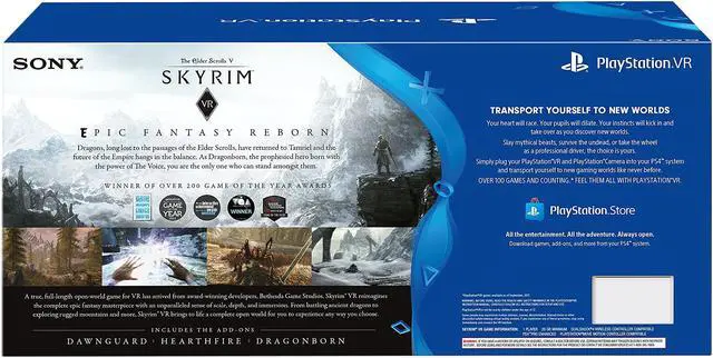 Alt view image 6 of 6 - Sony PlayStation VR - Skyrim Bundle