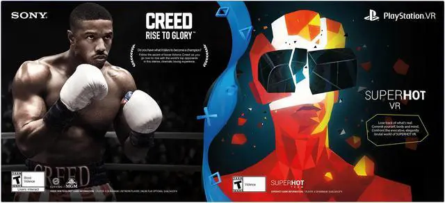 Alt view image 2 of 3 - PlayStation VR - CREED: Rise to Glory and SUPERHOT VR Bundle