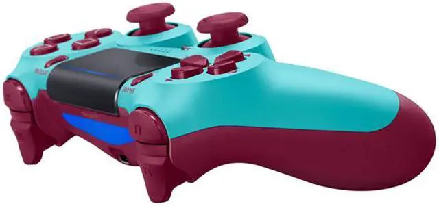 Alt view image 3 of 4 - Sony PlayStation DualShock 4 Wireless Controller - Berry Blue