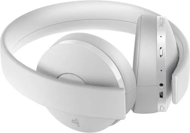 Alt view image 4 of 8 - Sony Gold Wireless Headset (White) - PlayStation 4