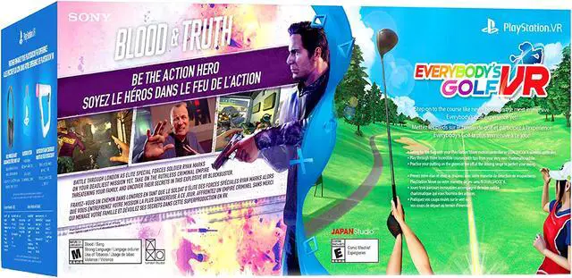 Alt view image 3 of 3 - PlayStation VR Blood & Truth and Everybody's Golf Bundle