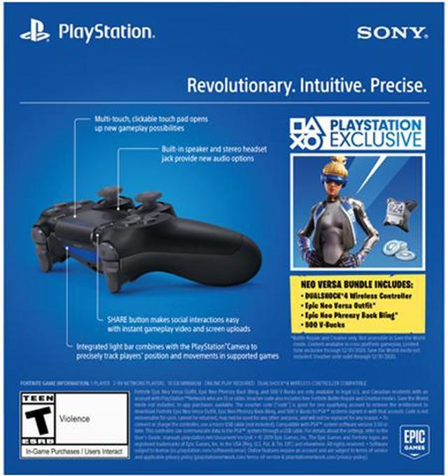 Sony DualShock 4 - Fortnite Bonus Content Bundle - gamepad