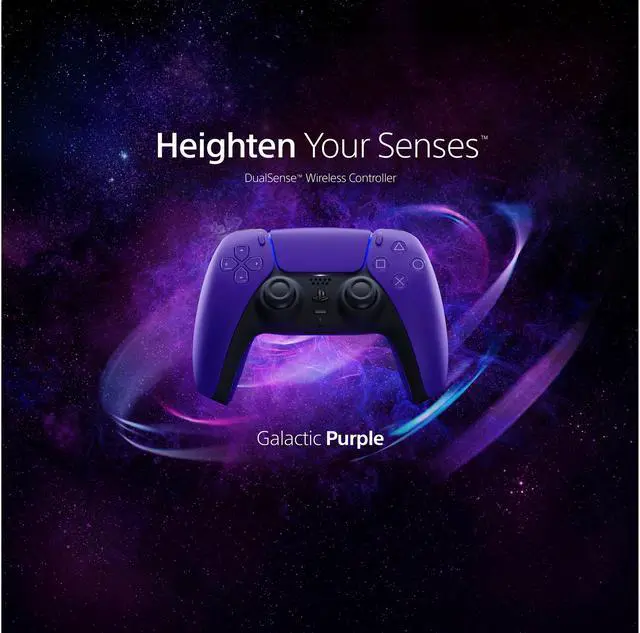Alt view image 8 of 9 - PlayStation DualSense Wireless Controller  - Galactic Purple
