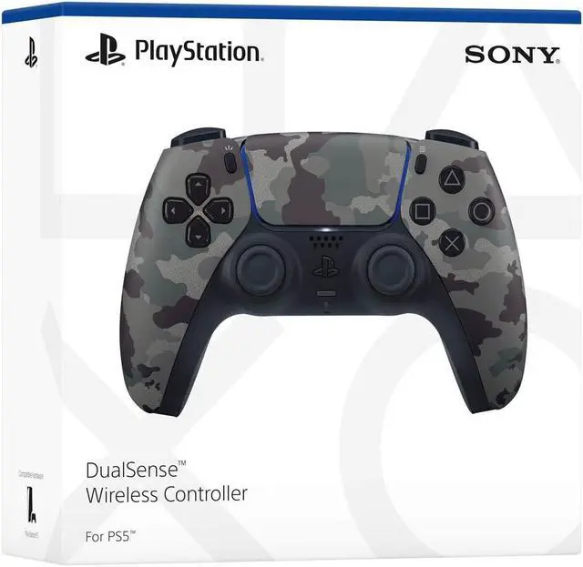 Alt view image 7 of 8 - PlayStation DualSense Wireless Controller - Gray Camo