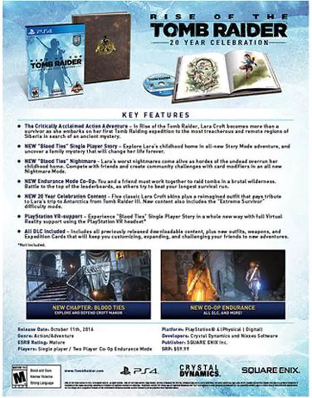 Alt view image 4 of 4 - Rise of the Tomb Raider: 20 Year Celebration - PlayStation 4