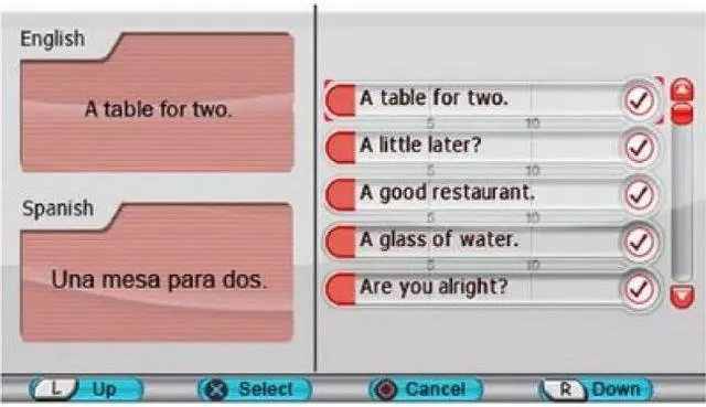 Alt view image 4 of 18 - My Spanish Coach PSP Game Ubisoft
