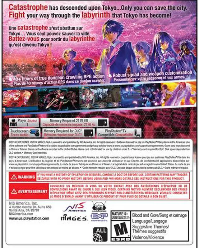 Alt view image 3 of 12 - Operation Abyss: New Tokyo Legacy PlayStation Vita
