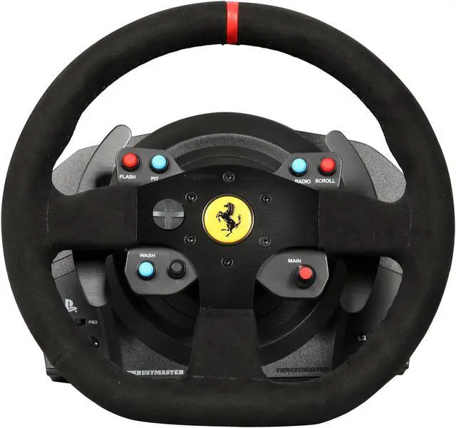 Alt view image 7 of 14 - Thrustmaster T300 Ferrari Integral RW Alcantara Edition Racing Wheel - PlayStation 4