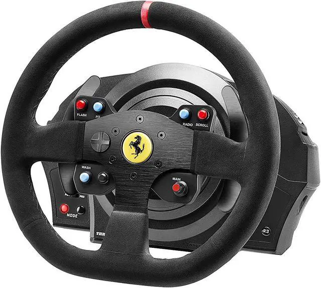 Alt view image 4 of 14 - Thrustmaster T300 Ferrari Integral RW Alcantara Edition Racing Wheel - PlayStation 4