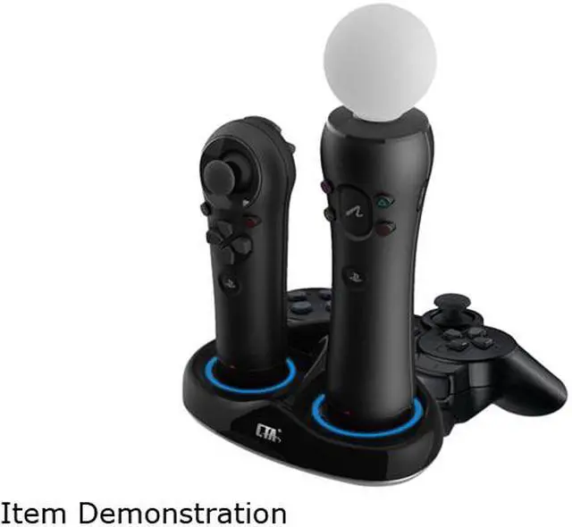 Main image of CTA Triple Port Charging Station for PlayStation Move Controllers & Sixaxis Controller