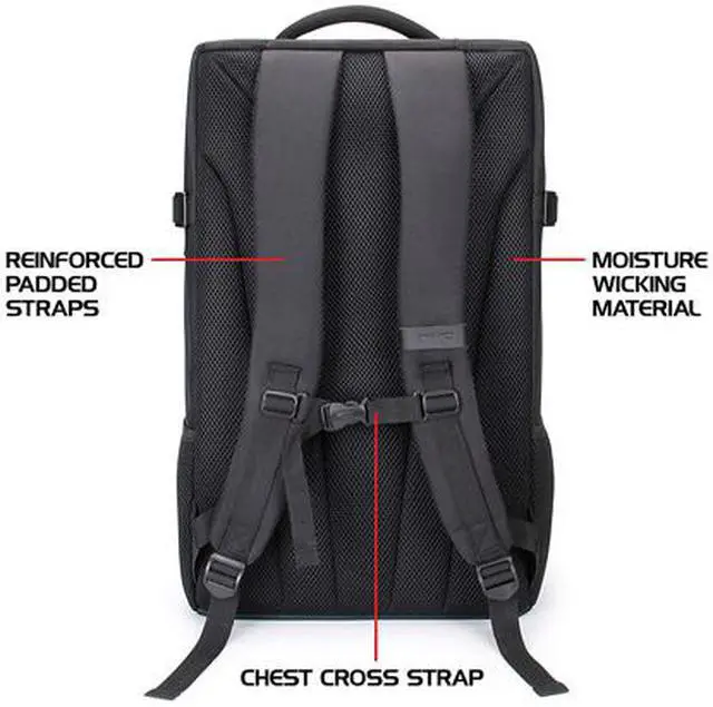 Alt view image 4 of 4 - ENHANCE Board Game Backpack - Reinforced Board Game Storage with Padded Shoulder Straps, Carrying Handle and Accessory Pockets for Dice, Card Games and More - Fits Board Games