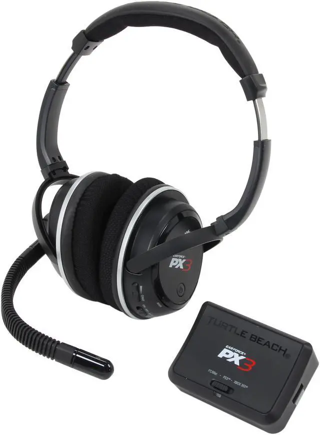 Alt view image 6 of 15 - Turtle Beach Ear Force PX3 Programmable Wireless Gaming Headset