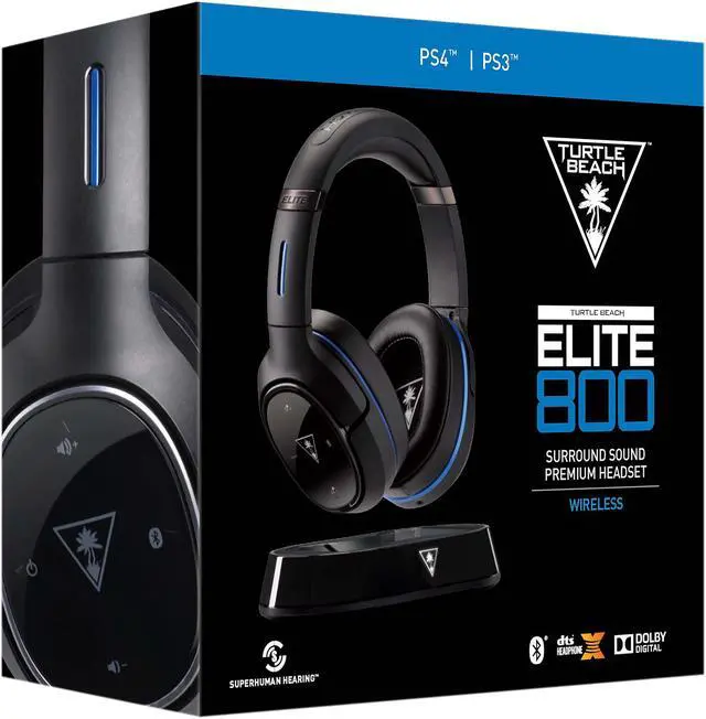 Alt view image 9 of 9 - Turtle Beach Elite 800 Ear Force Elite 800 Premium Fully Wireless Gaming Headset