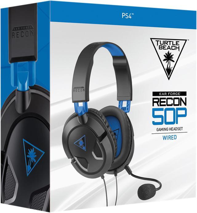 Alt view image 10 of 10 - Turtle Beach Recon 50P Stereo Gaming Headset for PS5, PS4 & PC - Black/Blue
