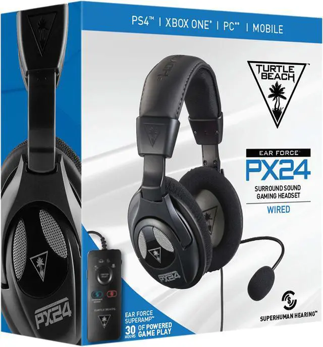 Alt view image 9 of 9 - Turtle Beach Ear Force PX24 Universal Amplified Gaming Headset for PlayStation 4, Xbox One (compatible w/ new Xbox One controller), PC/Mac, & Mobile devices