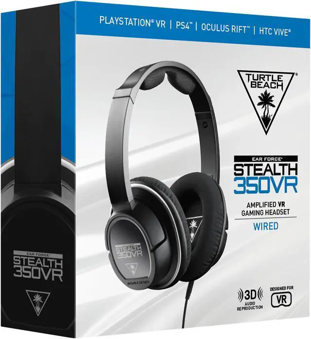 Alt view image 7 of 7 - Turtle Beach Stealth 350VR Amplified Virtual Reality Gaming Headset - Variable Bass Boost - Mic Monitoring - PlayStation VR and PS4