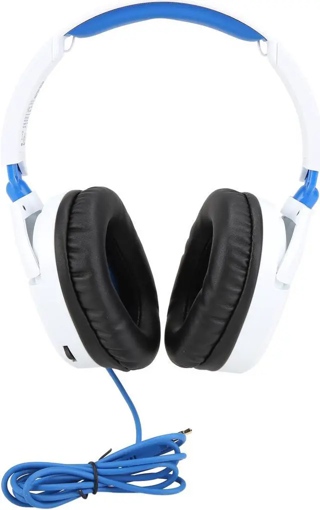 Alt view image 4 of 8 - Turtle Beach Recon 70 Gaming Headset for PS5, PS4 & PC - White / Blue