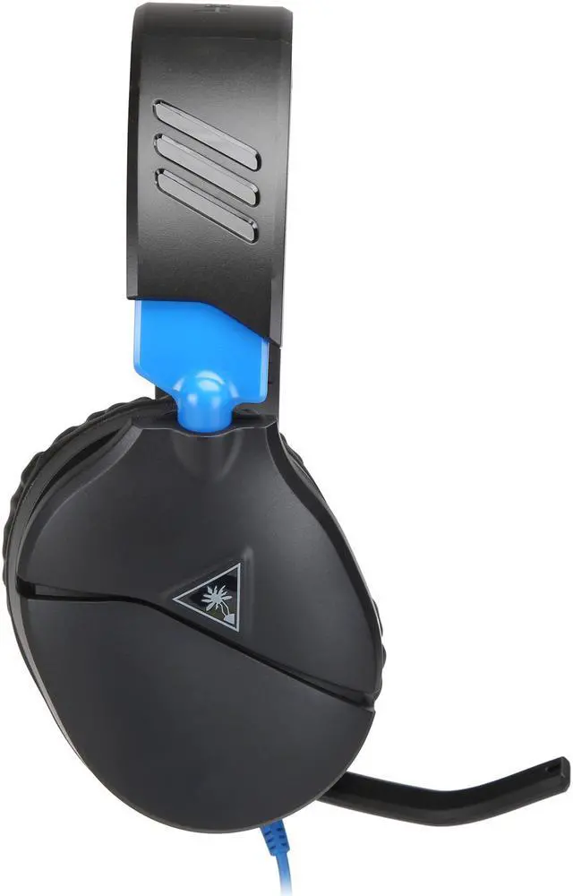 Alt view image 5 of 8 - Turtle Beach Recon 70 Gaming Headset for PS5, PS4 & PC - Black / Blue