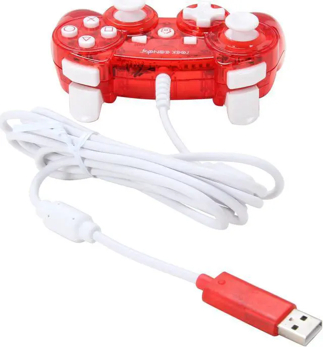 Alt view image 4 of 5 - PDP Rock Candy PS3 Controller (Red)