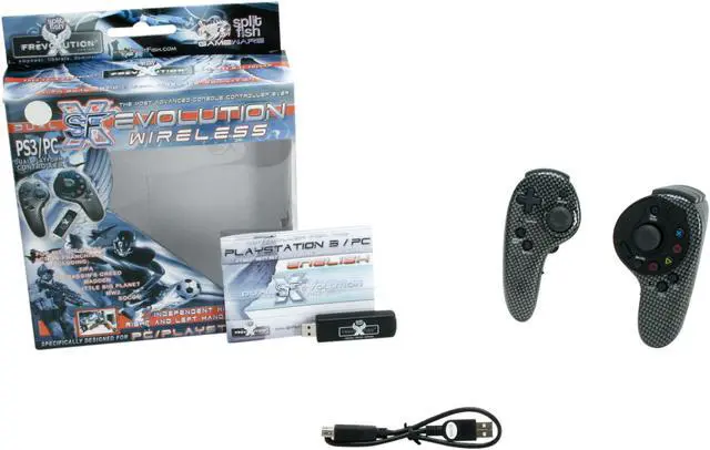 Alt view image 5 of 5 - TekNmotion Dual SFX Evolution Wireless Controller for Sony PS3