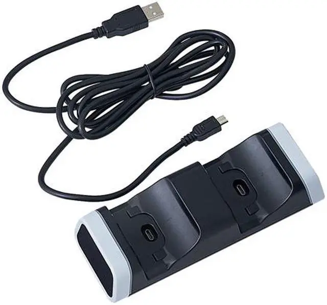Alt view image 6 of 7 - VERBATIM 70725 Dual Charging Stand for use with PlayStation 5 DualSense Wireless Controller -