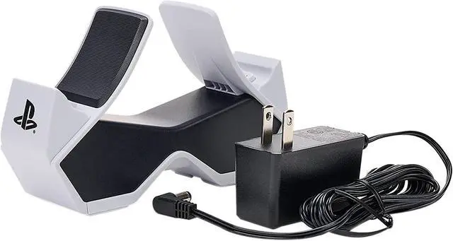 Alt view image 2 of 4 - PowerA Twin Charging Station for DualSense Wireless Controllers - White / Black