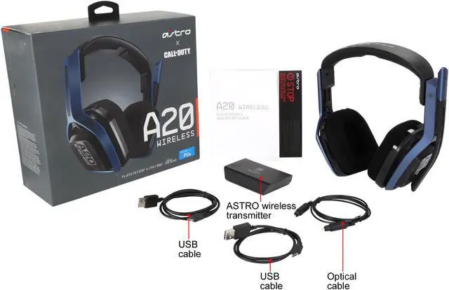 Alt view image 10 of 9 - Astro Gaming A20 Call Of Duty Wireless Gaming Headset - PlayStation 4 / PC