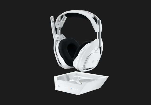 Alt view image 6 of 7 - ASTRO Gaming A50X Wireless Headset + Base Station for Xbox Series X|S, PS5, PC/MAC - White