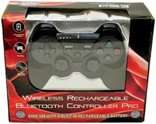 Alt view image 2 of 2 - Arsenal PS3 bluetooth controller - Black