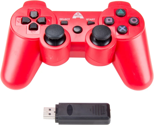Arsenal PS3 wireless controller - Red - Newegg.com