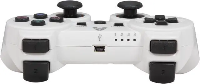 Alt view image 3 of 5 - Arsenal PS3 bluetooth controller, white