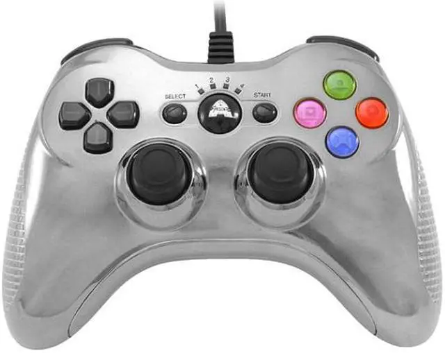 Main image of Arsenal PS3 Wired Controller Chrome Silver
