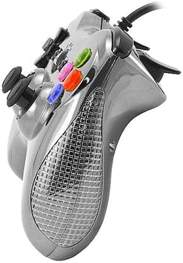 Alt view image 3 of 4 - Arsenal PS3 Wired Controller Chrome Silver