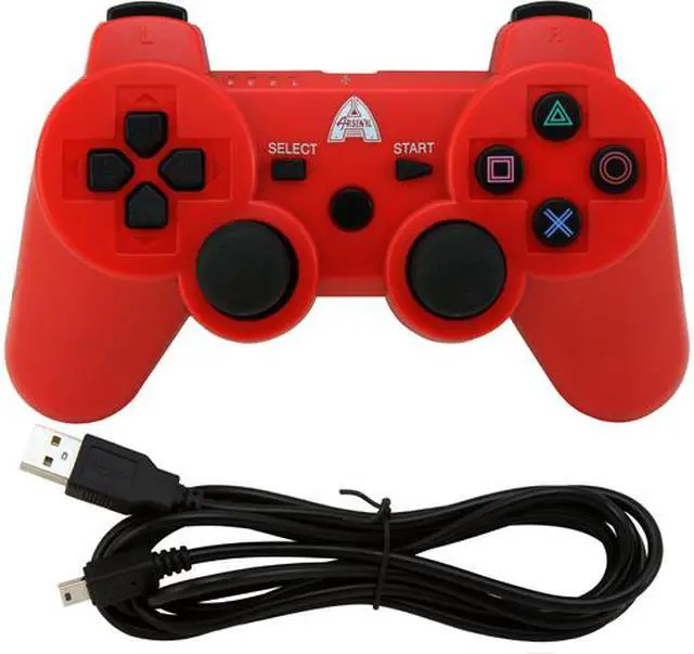 Main image of Arsenal Gaming PS3 Bluetooth Controller with rechargeable battery Red
