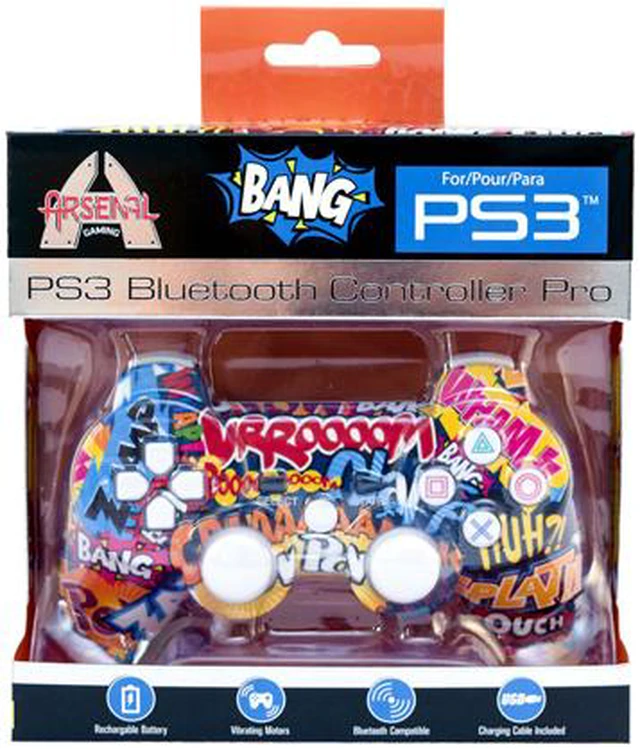 Arsenal PS3 Bluetooth Controller Pro - Orange - Newegg.com