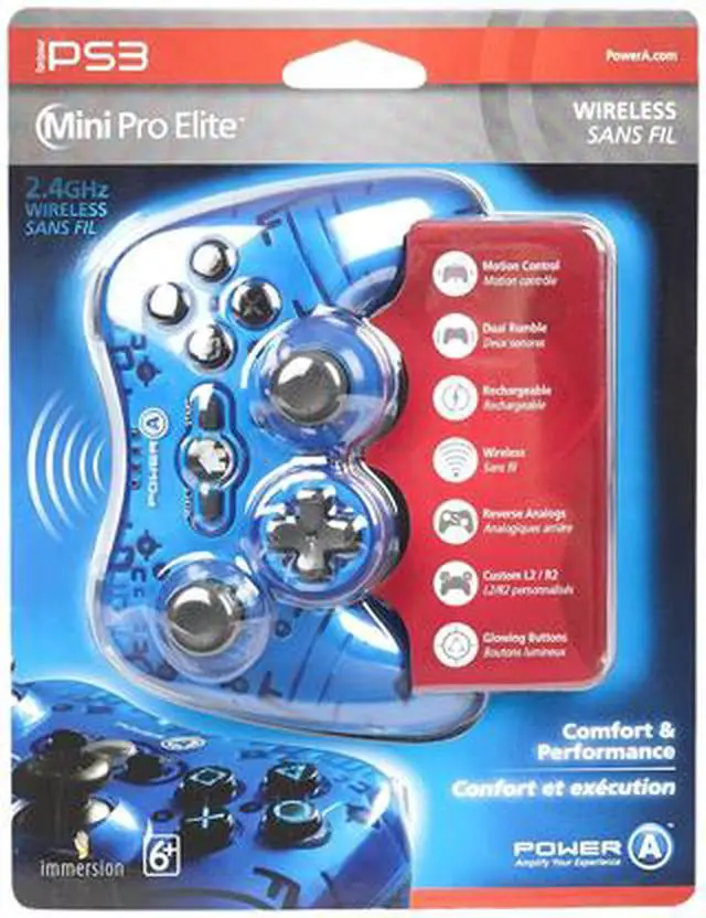 Alt view image 5 of 7 - PowerA Mini Pro Elite Wireless PS3