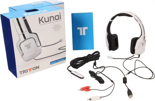 Alt view image 6 of 6 - MadCatz TRITTON Kunai Stereo Headset For PS4, PS3 and PS Vita - White