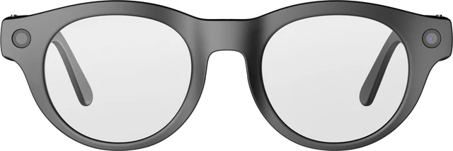 Alt view image 2 of 6 - VIVE Eagle™ AI Glasses – Round, Charcoal Black, Clear Lens