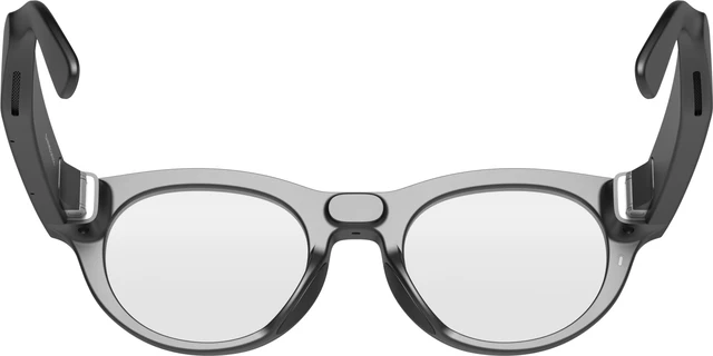 Alt view image 4 of 6 - VIVE Eagle™ AI Glasses – Round, Charcoal Black, Clear Lens