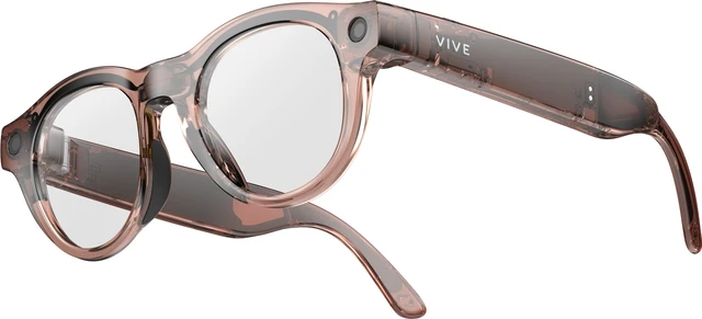 Main image of VIVE Eagle™ AI Glasses – Round, Clear Brown, Clear Lens