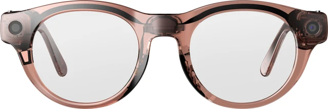 Alt view image 2 of 6 - VIVE Eagle™ AI Glasses – Round, Clear Brown, Clear Lens