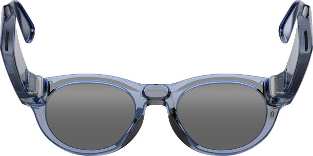 Alt view image 4 of 6 - VIVE Eagle™ AI Glasses – Round, Navy, Sunglass Lens