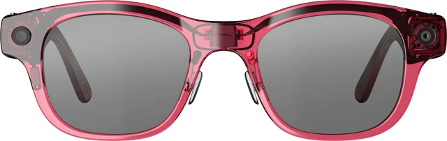 Alt view image 2 of 6 - VIVE Eagle™ AI Glasses – Square (Wayfarer), Berry, Sunglass Lens