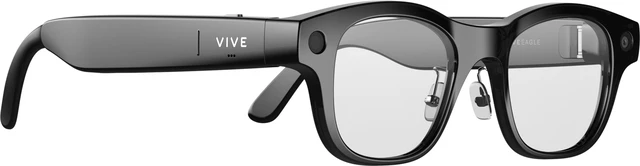 Alt view image 6 of 6 - VIVE Eagle™ AI Glasses – Square (Wayfarer), Black, Clear Lens
