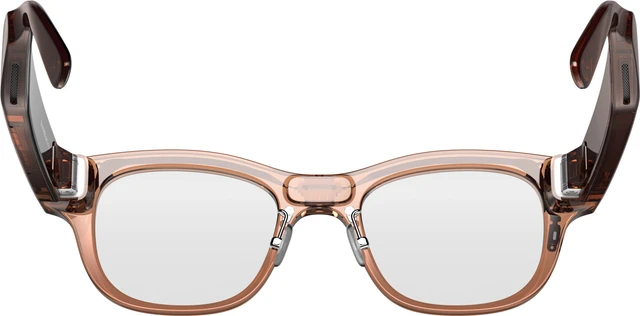 Alt view image 4 of 6 - VIVE Eagle™ AI Glasses – Square (Wayfarer), Coffee, Clear Lens