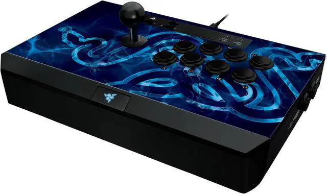 Alt view image 2 of 6 - Razer Panthera Arcade Stick - Fully Mod-Capable - Internal Storage Compartments - PlayStation 4