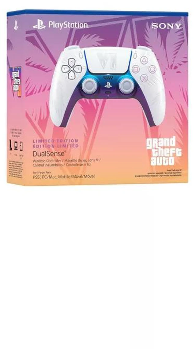 Alt view image 8 of 9 - DualSense® Wireless Controller – Grand Theft Auto VI White Limited Edition
