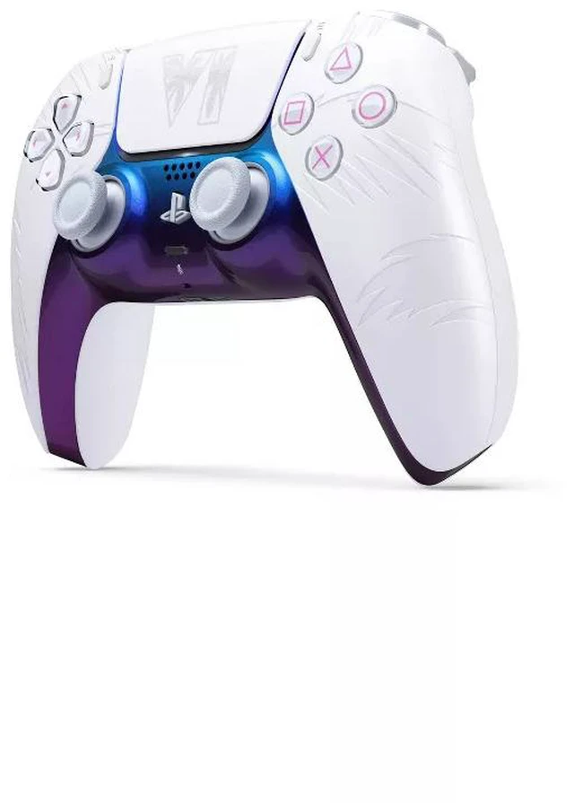 Alt view image 3 of 9 - DualSense® Wireless Controller – Grand Theft Auto VI White Limited Edition